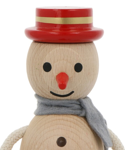 MARK'S（マークス） インテリア ハラチキ 木の人形・スノーマン 木製