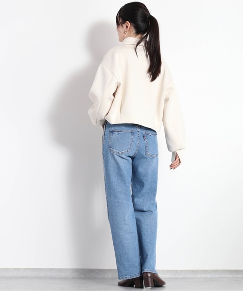 cepo（セポ） カーディガン さらもちダンボールエリツキジップ