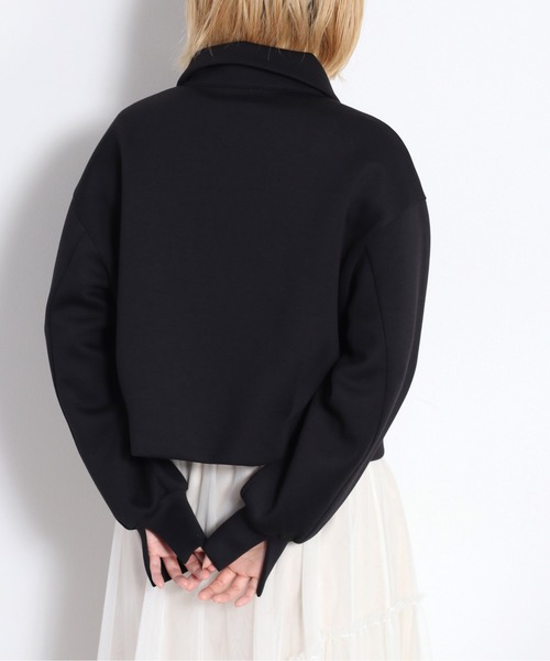 cepo（セポ） カーディガン さらもちダンボールエリツキジップ