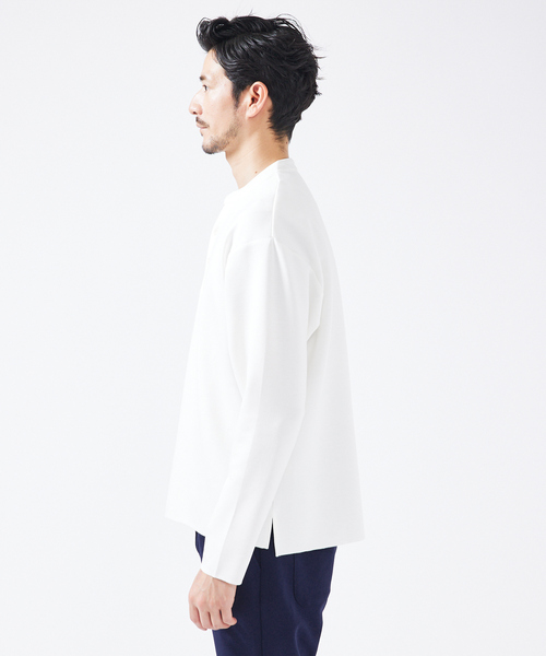 Vネック スキッパー 長袖Tシャツ ABAHOUSE tシャツ Vネック スキッパー 長袖Tシャツ メンズ