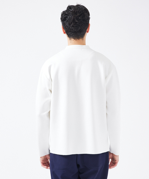 Vネック スキッパー 長袖Tシャツ ABAHOUSE tシャツ Vネック スキッパー 長袖Tシャツ メンズ