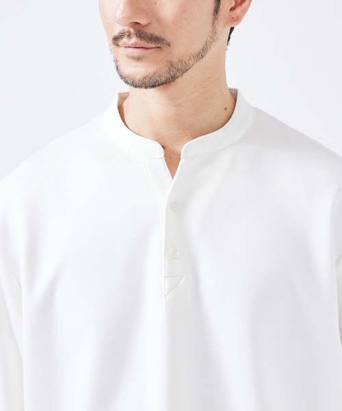 Vネック スキッパー 長袖Tシャツ ABAHOUSE tシャツ Vネック スキッパー 長袖Tシャツ メンズ