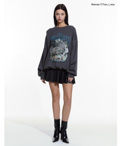 トレーナー スウェット A'GEM/9 × .kom「FALLETT/ファレット」SERENGETI SWEATSHIRT/セレンゲティ スウェットシ A'gem 9 トレーナー スウェット A'GEM/9 × .kom「FALLETT