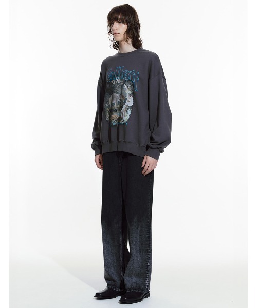 トレーナー スウェット A'GEM/9 × .kom「FALLETT/ファレット」SERENGETI SWEATSHIRT/セレンゲティ スウェットシ A'gem 9 トレーナー スウェット A'GEM/9 × .kom「FALLETT