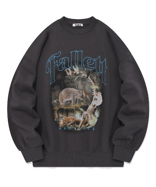 トレーナー スウェット A'GEM/9 × .kom 「FALLETT/ファレット」 SPORTS COLLARED SWEATSHIRT/スポーツカ Fallett トレーナー スウェット A'GEM/9 × .kom 「FALLETT