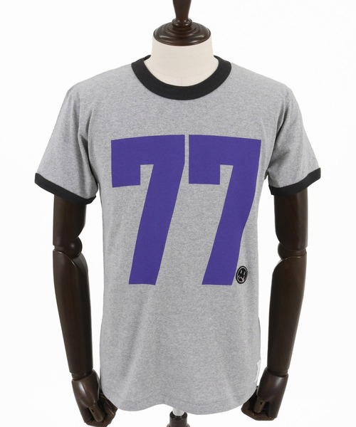 seventy seven tシャツ mt8993- middle onz S-S ringer t-shirts