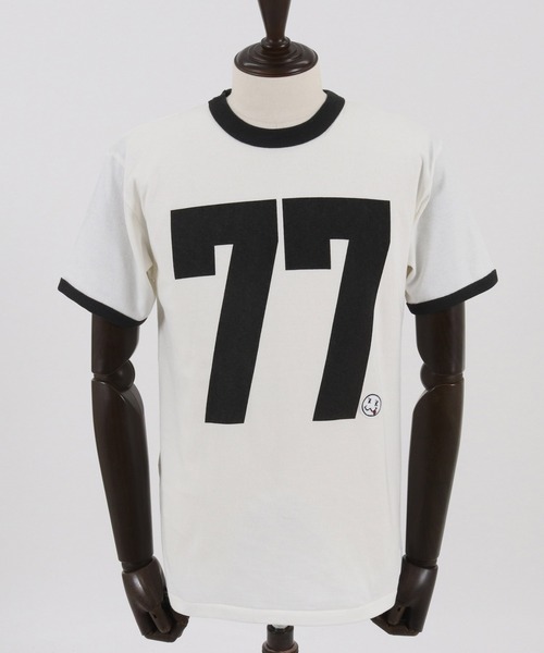 seventy seven tシャツ mt8993- middle onz S-S ringer t-shirts