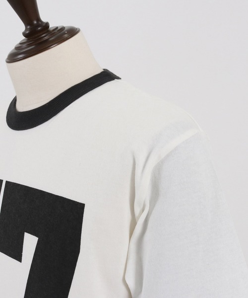 seventy seven tシャツ mt8993- middle onz S-S ringer t-shirts