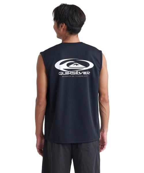 ☆QUIKSILVER☆ メンズ 袖なし ラッシュガード 3色 ☆QUIKSILVER☆ メンズ ポイントカラー 袖なし ラッシュガード