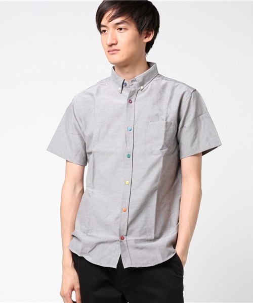 boohoo MAN★半袖 サテン生地 ロゴ ボタン シャツ ワイシャツ Amazon.co.jp: メンズシルクサテン半袖シャツメンズカジュアル