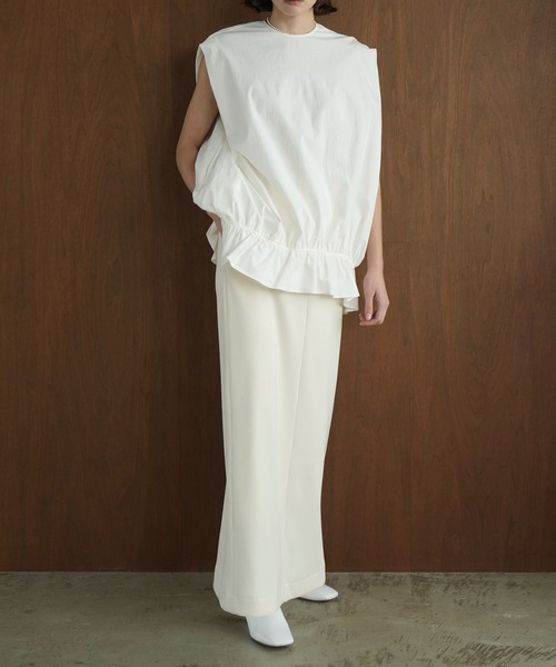 CLANE（クラネ） ロング スカート RIB STRIPE STRAIGHT SKIRT
