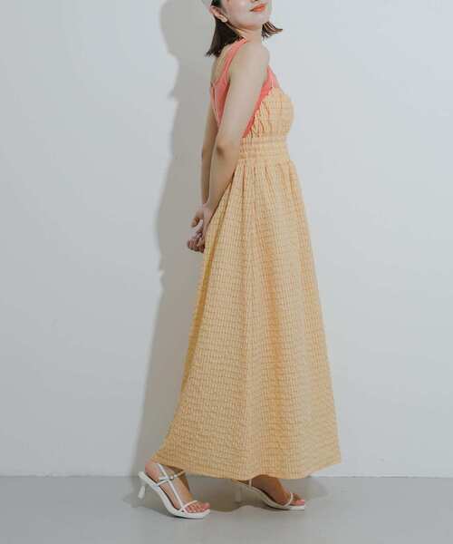SENSE OF PLACE by URBAN RESEARCH ワンピース チェックキャミ