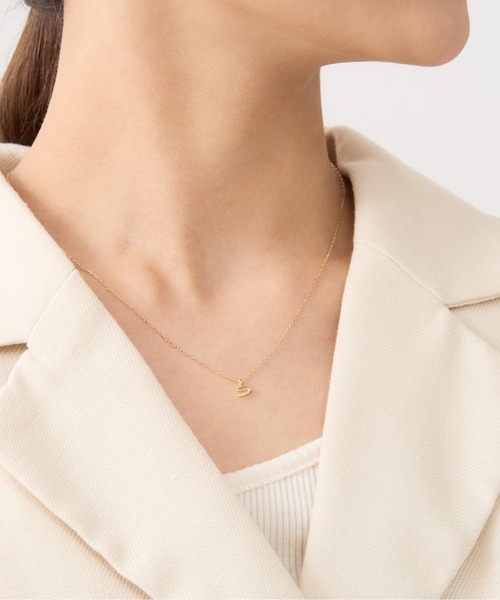 現行品【Jewel closet by L&Co.】K18一粒ダイヤネックレス Jewel closet by L&Co. ネックレス レディース ダイヤモンド 一粒 K18