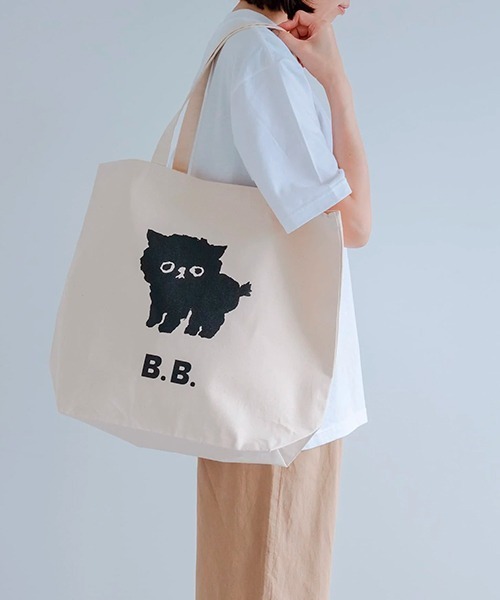 MAMBO トートバッグ B.B. キャンバストートバッグ L / フミフミ