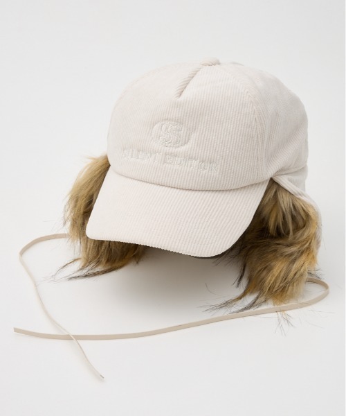 SLY S LOGO EARMUFF CAP エス ロゴ イヤーマフ キャップ SLY キャップ 帽子 S LOGO EARMUFF CAP エス ロゴ イヤーマフ
