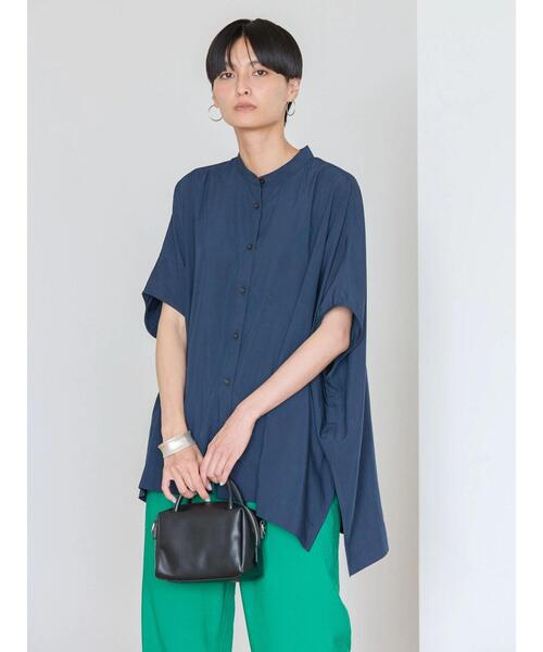 フレンチブラウス【接触冷感】 AMERICAN HOLIC シャツ ブラウス 接触冷感ポンチョフレンチ