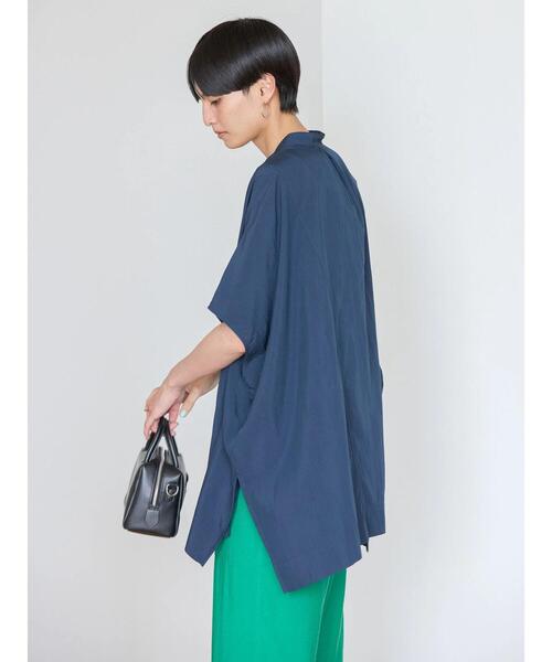 ブラウス シャツ 「接触冷感」 パフスリーブシャツ レディース AMERICAN HOLIC シャツ ブラウス 接触冷感ポンチョフレンチ