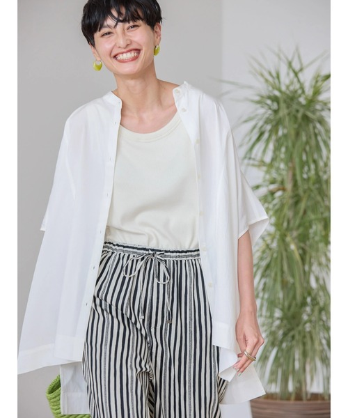 AMERICAN HOLIC シャツ ブラウス 接触冷感ポンチョフレンチ