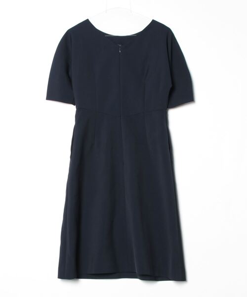 EFFE BEAMS」 半袖ワンピース 36 ネイビー レディース : 85559791 