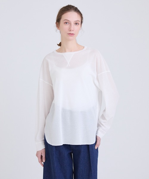 tシャツ シアーフライスプルオーバー レディース