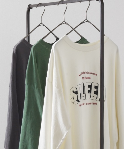 HUG.U（ハグユー） tシャツ ユーズド感ロンT レディース : ZOZOTOWN