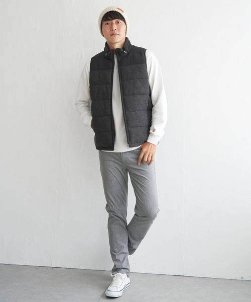 ikka（イッカ） ダウンベスト ベスト sorona(R)コンビ中綿ベスト