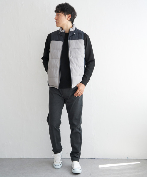 ikka（イッカ） ダウンベスト ベスト sorona(R)コンビ中綿ベスト