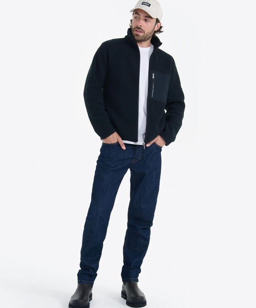 AIGLE（エーグル） ブルゾン アウター ジップアップ シェルパフリース