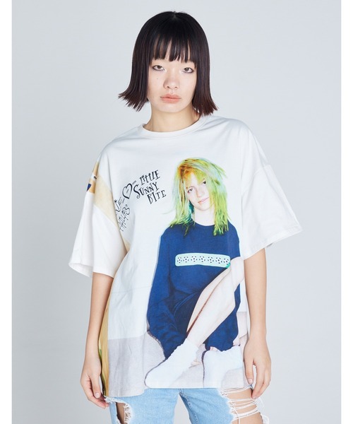 tシャツ Little Sunny Bite Valerie Phillips x little sunny bite photo tee レディ