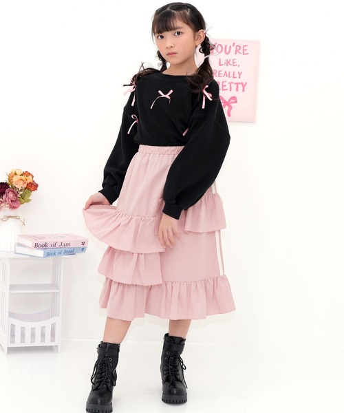 Bee des Bee スカート ラインフレアスカート キッズ 子供服 女の子