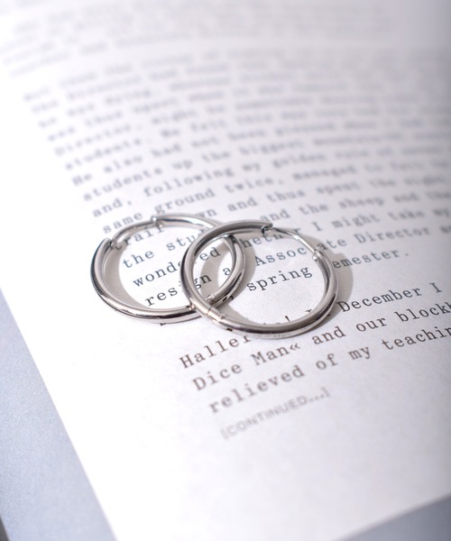 ARCHIVER ピアス Stainless 22mmフープピアス レディース メンズ