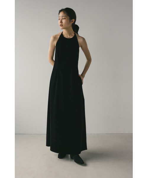 STYLEMIXER ワンピース ベルベットホルターワンピース
