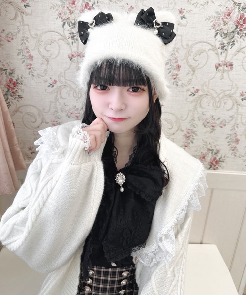 ROJITA ニット帽 ニットキャップ 「WEB限定カラー/マルチ