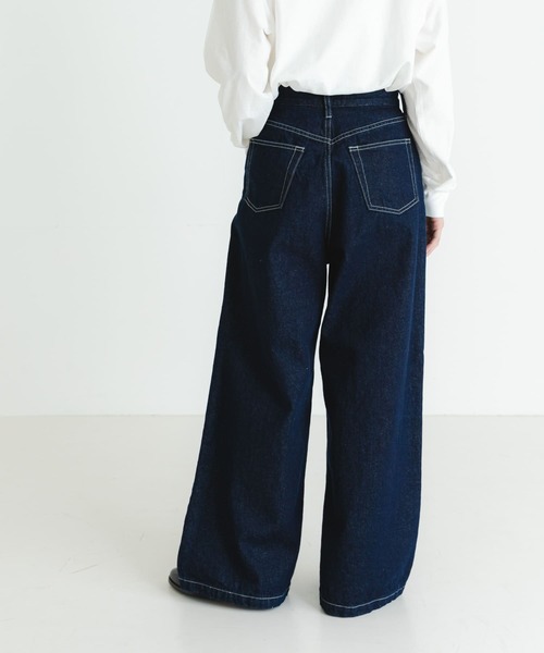 新品未使用タグ付き S'YTE サイト ワイドデニムパンツ Lサイズ URBAN RESEARCH ジーンズ デニム デニムパンツ 「3サイズ展開
