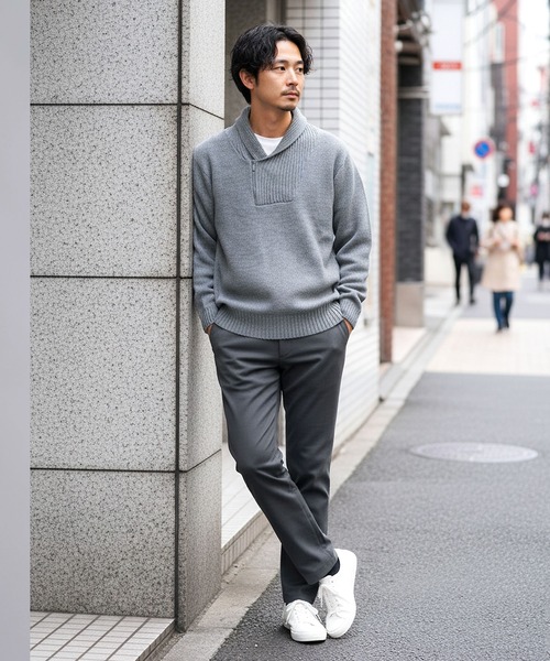 JIGGYS SHOP（ジギーズショップ） セーター ニット ショールカラー