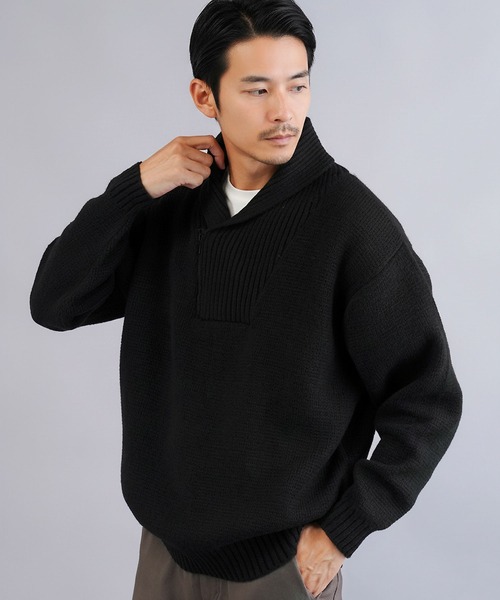 JIGGYS SHOP（ジギーズショップ） セーター ニット ショールカラー