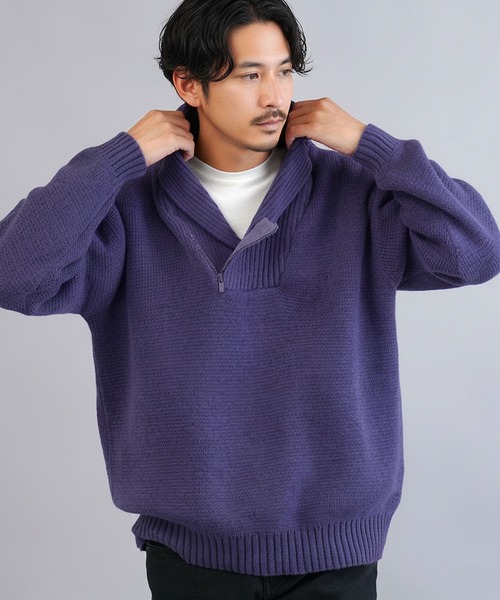 JIGGYS SHOP（ジギーズショップ） セーター ニット ショールカラー