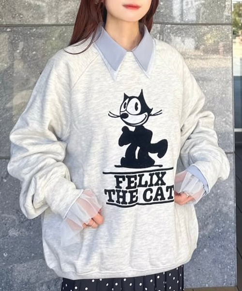 VENCE EXCHANGE トレーナー スウェット Felix the cat” フィリックス