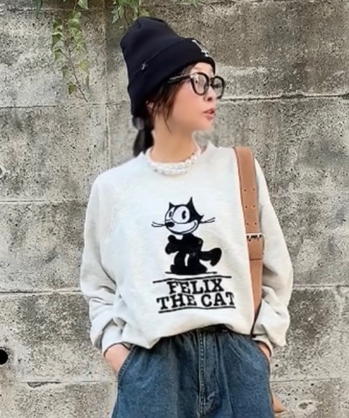 VENCE EXCHANGE トレーナー スウェット Felix the cat” フィリックス