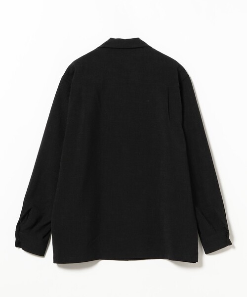 B:MING by BEAMS【タグ付き・未使用品】ナイロンオープンカラーシャツ B：MING by BEAMS シャツ 「セットアップ対応」リネンライク