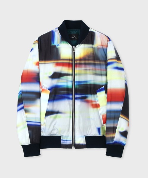 PS Paul Smith ブルゾン アウター Motion Blur” MA-1ブルゾン / 152113