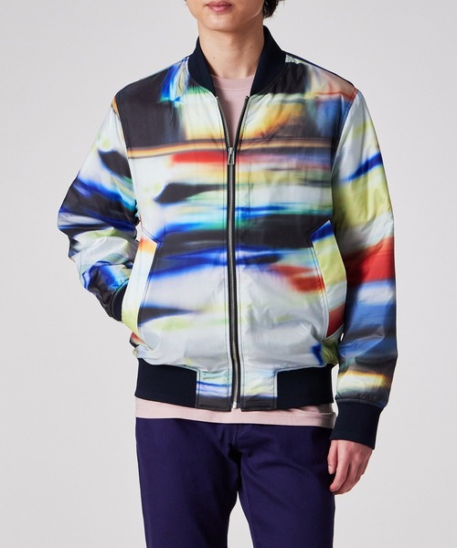 PS Paul Smith ブルゾン アウター Motion Blur” MA-1ブルゾン / 152113