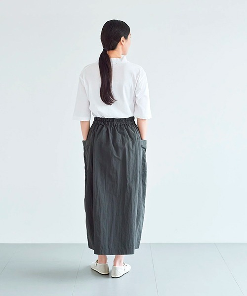 高評価なギフト 1. skirt ata スカート / ZOZOTOWN : コクーンスカート ナイロン スカート