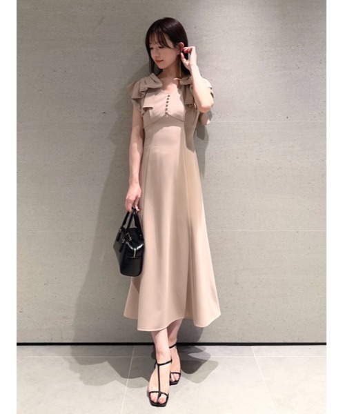 SNIDEL ワンピース リボンショルダードレス : ZOZOTOWN Yahoo!店