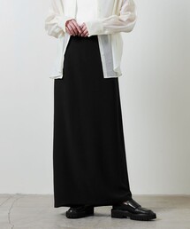 marw ハイウエストマキシスカート　ダークグレー 36 MARW UNITED ARROWS スカート 「MARW ARROWS」ハイウエスト