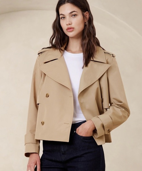 BANANA REPUBLIC オーバーサイズショートトレンチコート BANANA REPUBLIC オーバーサイズショートトレンチコート