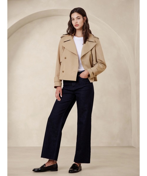 BANANA REPUBLIC オーバーサイズショートトレンチコート BANANA REPUBLIC オーバーサイズショートトレンチコート