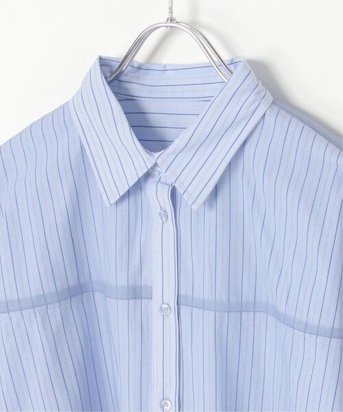 ブラウス シャツ 「YOU LOOK GOOD×JS」 チュールオーバープルオーバー レディース JOURNAL STANDARD ブラウス シャツ 「YOU LOOK GOOD×JS