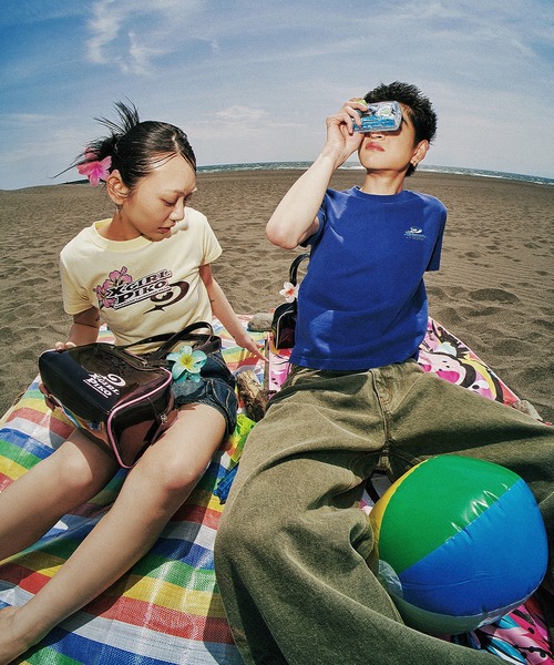 tシャツ X-girl x PIKO S/S BABY TEE レディース X-girl x PIKO S/S BABY TEE（Tシャツ/カットソー）｜Piko（ピコ