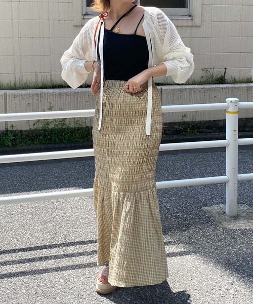 「archives」 ニットボレロ MEDIUM オフホワイト レディース_画像7